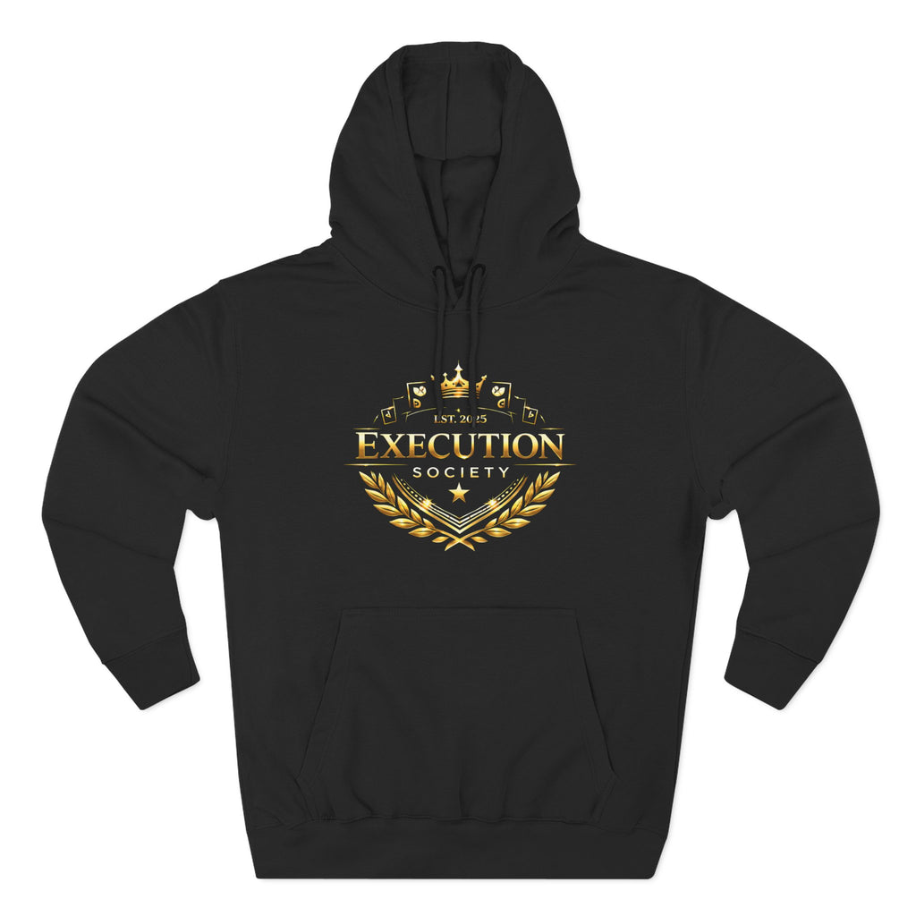 Execution Society Emblem — Vintage Gold Hoodie