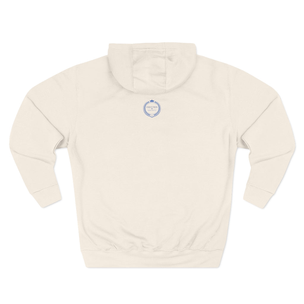 Execution Society Emblem — Vintage Blue Hoodie