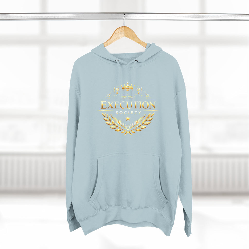Execution Society Emblem — Vintage Gold Hoodie