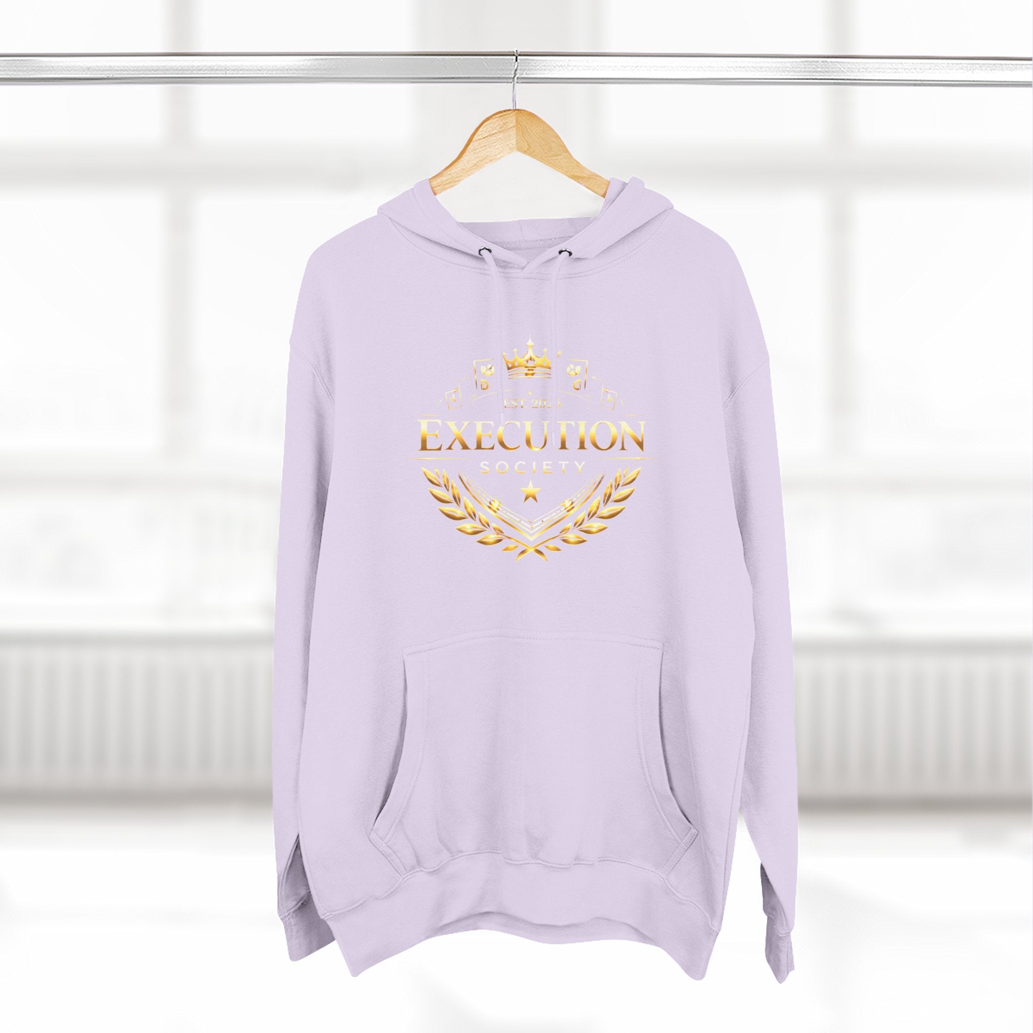 Execution Society Emblem — Vintage Gold Hoodie