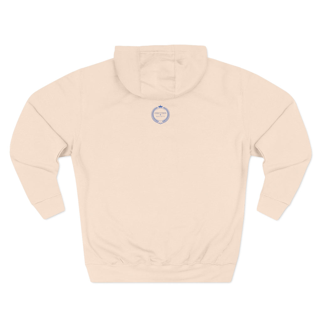 Execution Society Emblem — Vintage Blue Hoodie