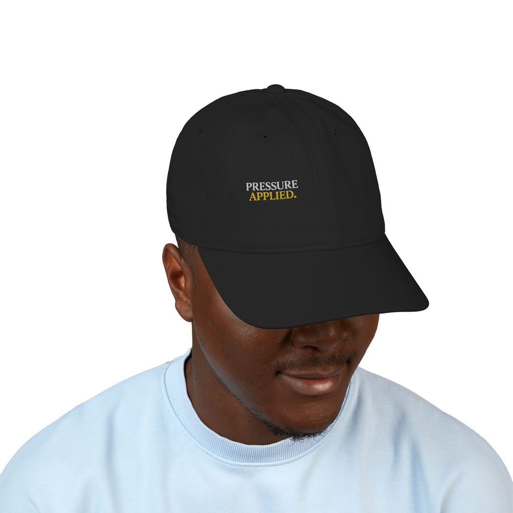“PRESSURE APPLIED.” -Execution Society Embroidered cap