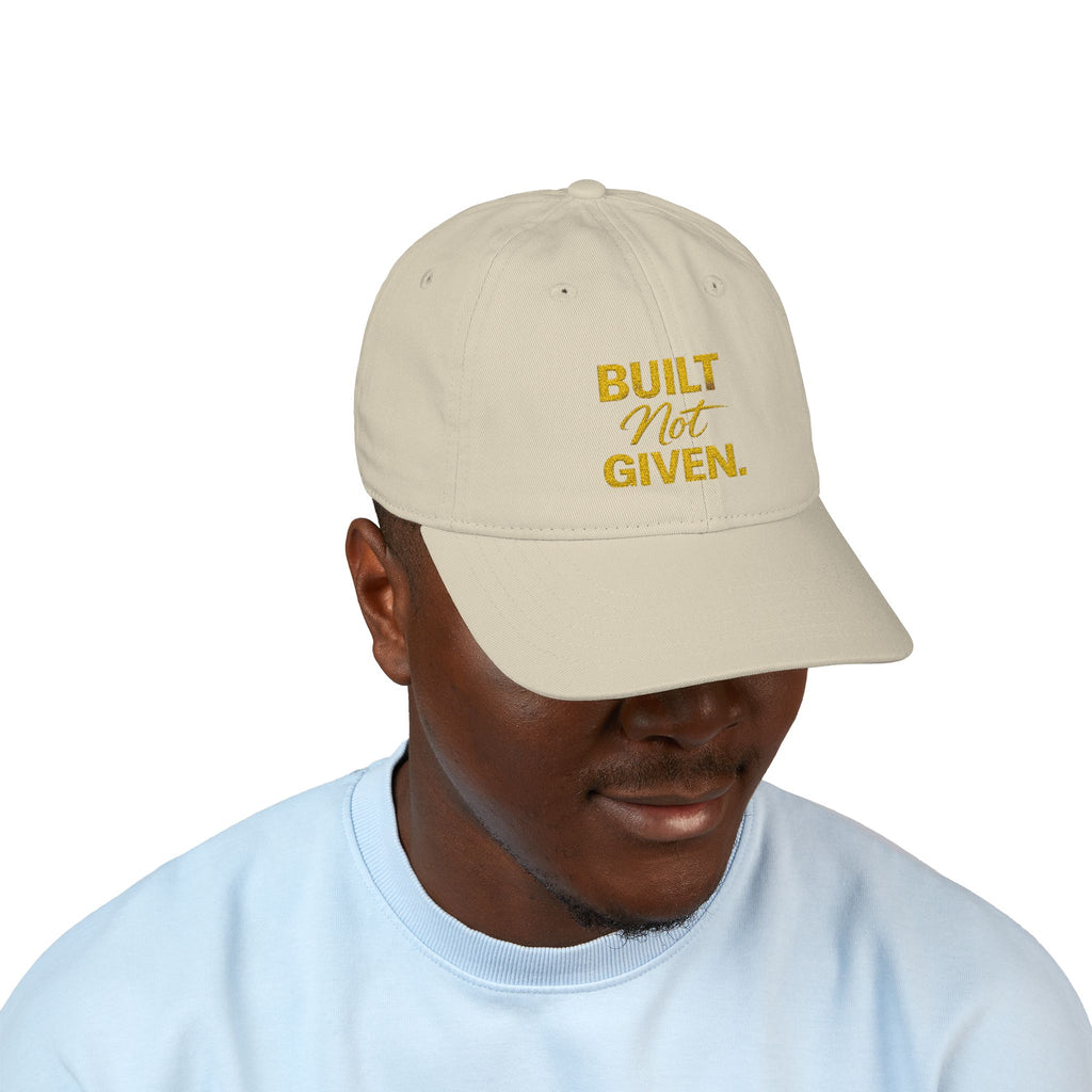 BUILT NOT GIVEN.” Execution Society Embroidered cap