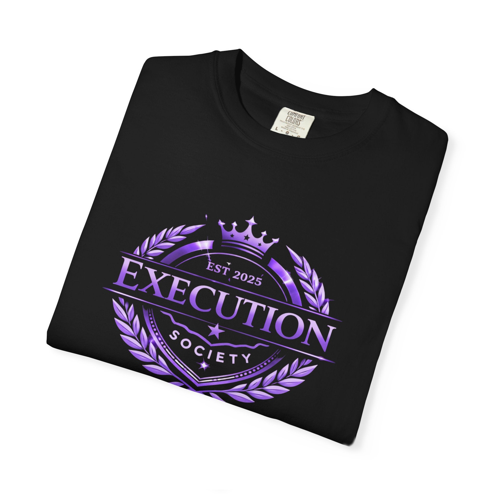 Execution Society Emblem — Vintage Purple Tee