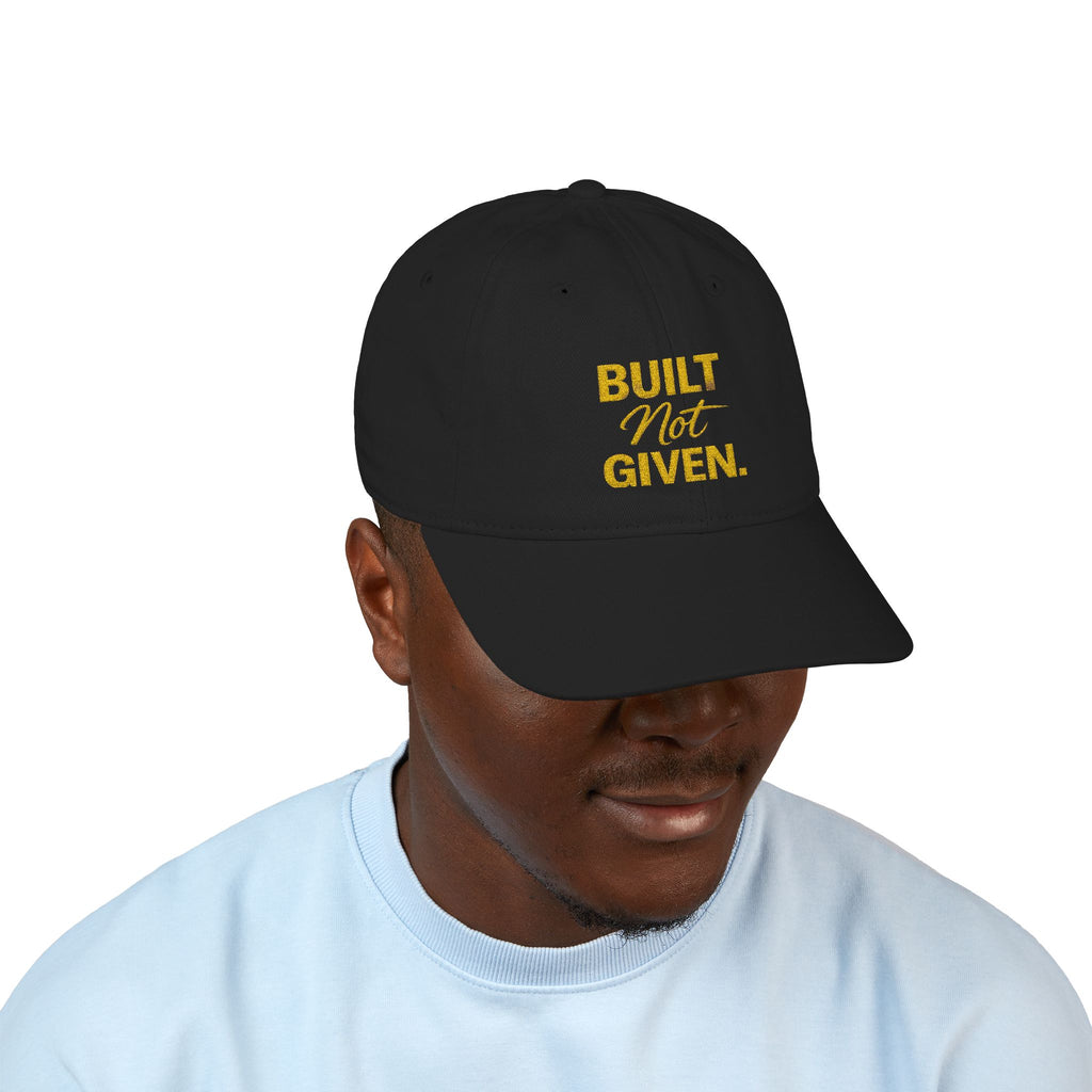 BUILT NOT GIVEN.” Execution Society Embroidered cap
