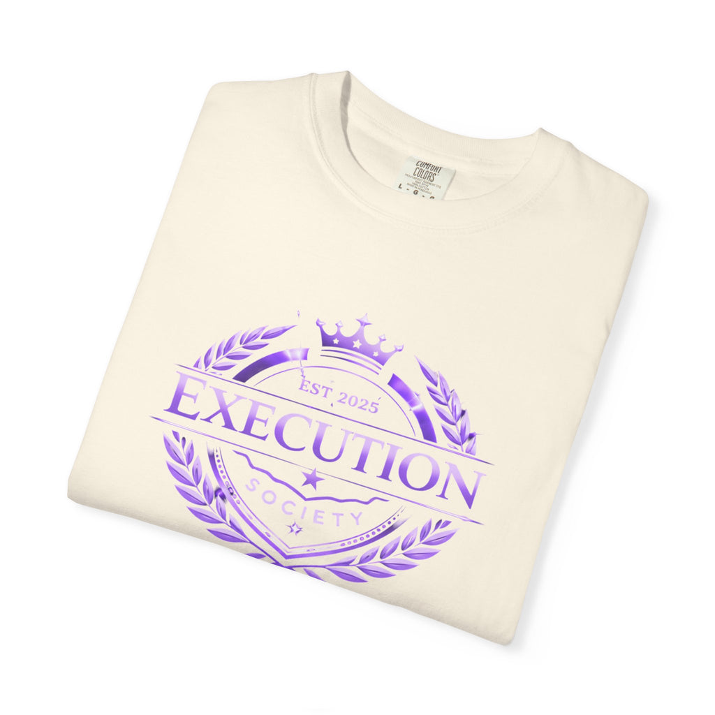 Execution Society Emblem — Vintage Purple Tee