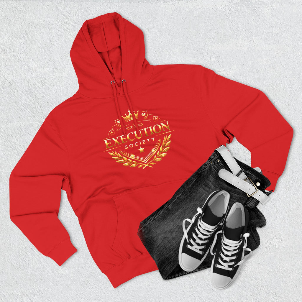 Execution Society Emblem — Vintage Gold Hoodie
