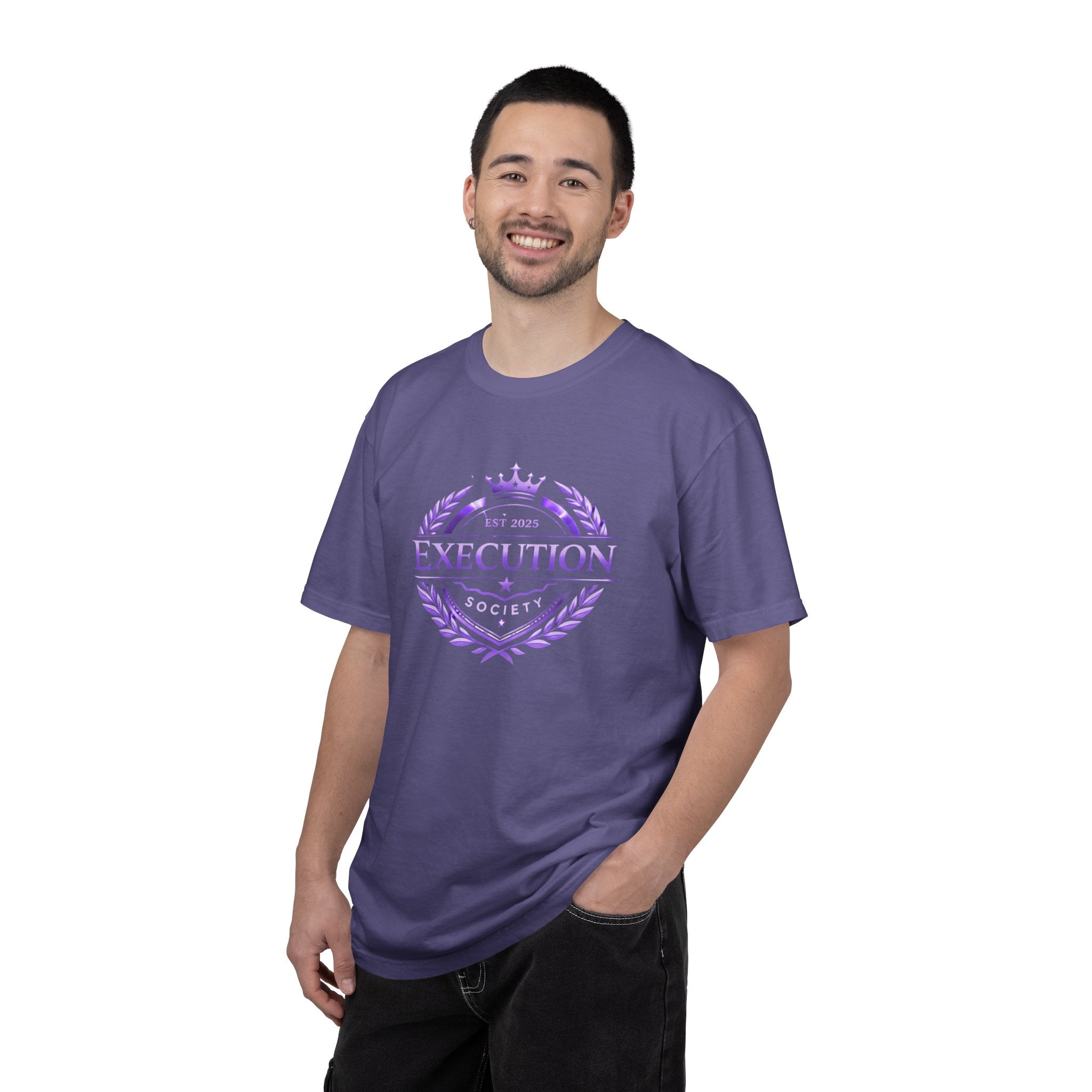 Execution Society Emblem — Vintage Purple Tee