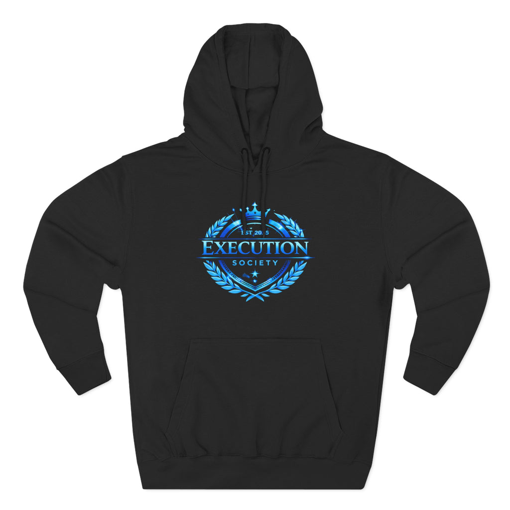 Execution Society Emblem — Vintage Blue Hoodie