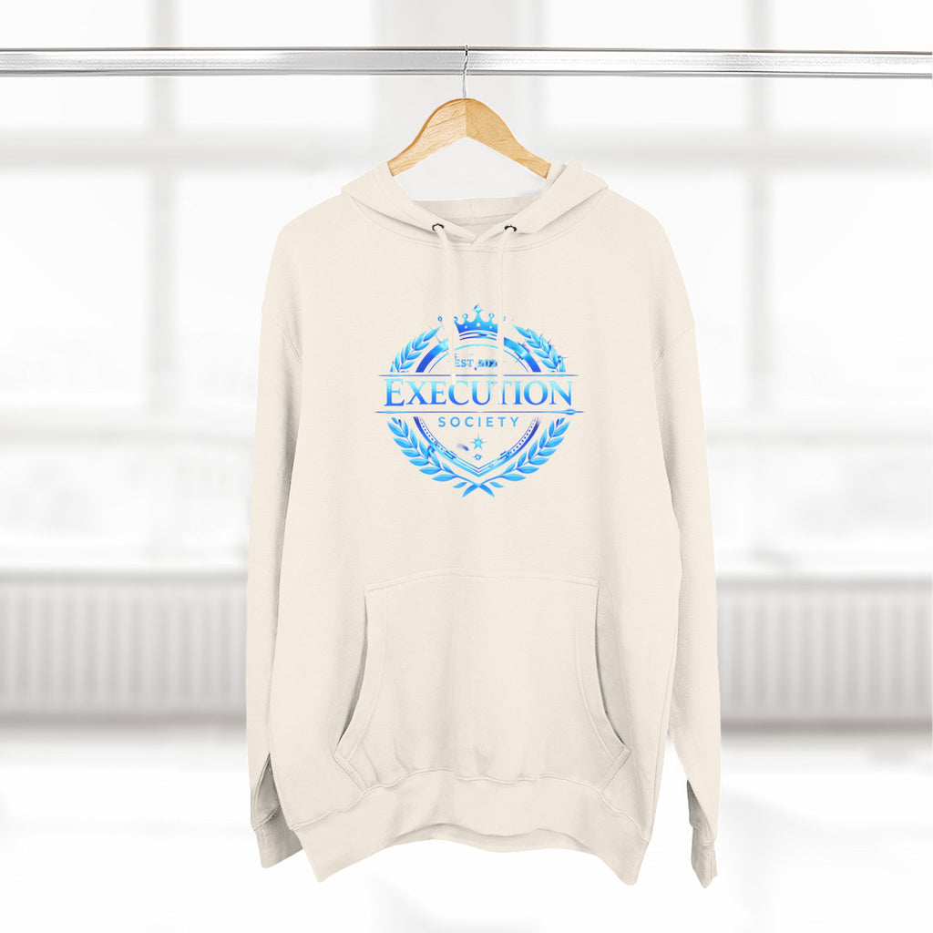 Execution Society Emblem — Vintage Blue Hoodie