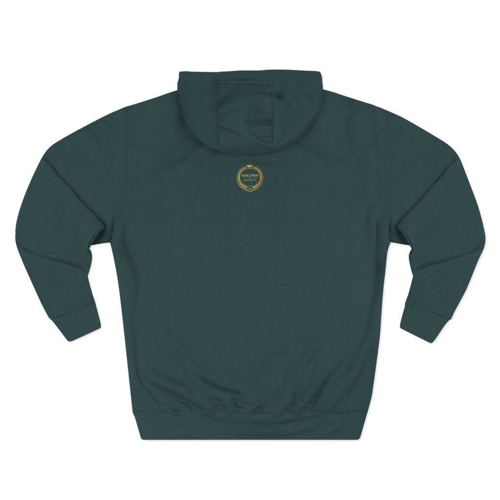Execution Society Emblem — Vintage Gold Hoodie