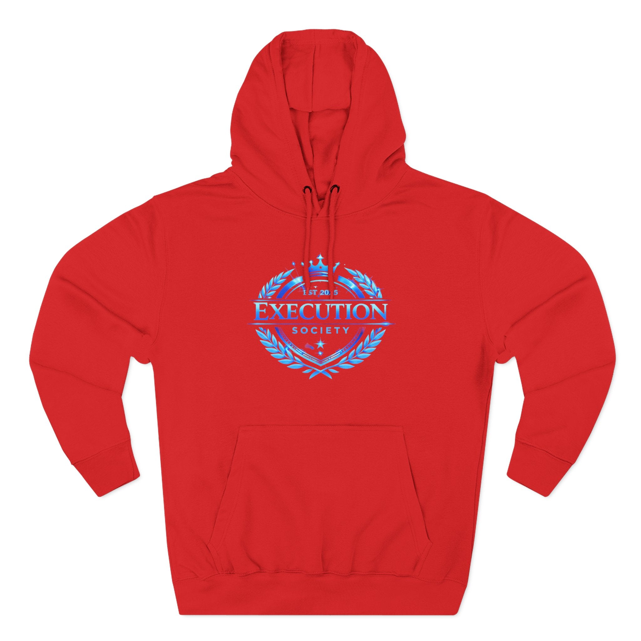Execution Society Emblem — Vintage Blue Hoodie