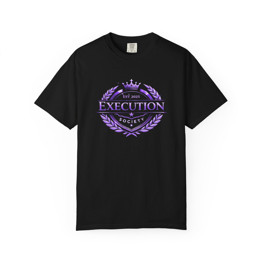 Execution Society Emblem — Vintage Purple Tee