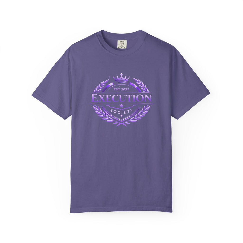 Execution Society Emblem — Vintage Purple Tee