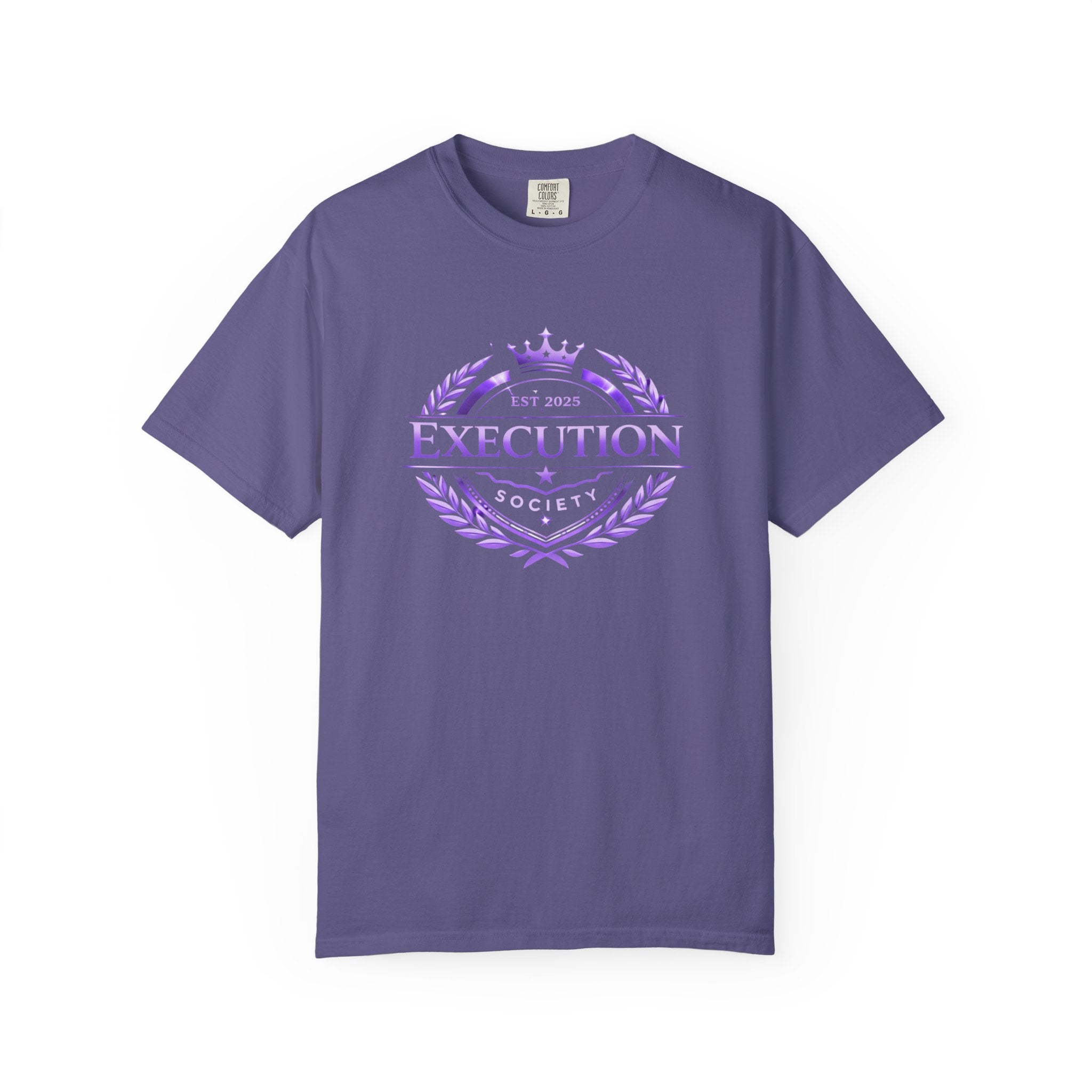 Execution Society Emblem — Vintage Purple Tee