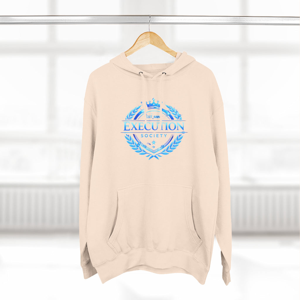 Execution Society Emblem — Vintage Blue Hoodie