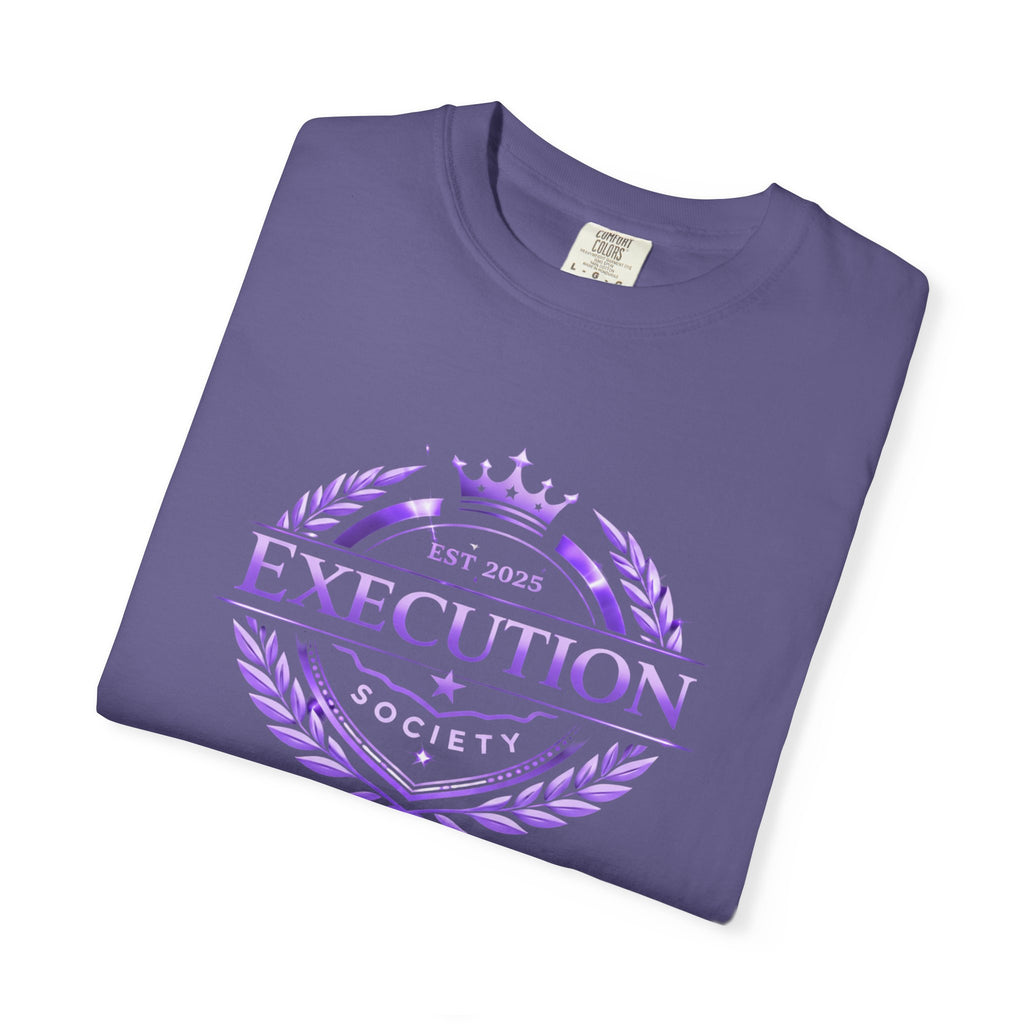 Execution Society Emblem — Vintage Purple Tee