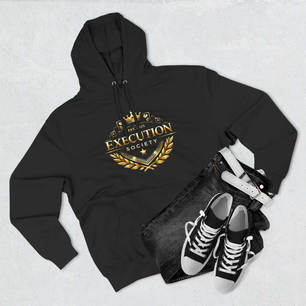 Execution Society Emblem — Vintage Gold Hoodie