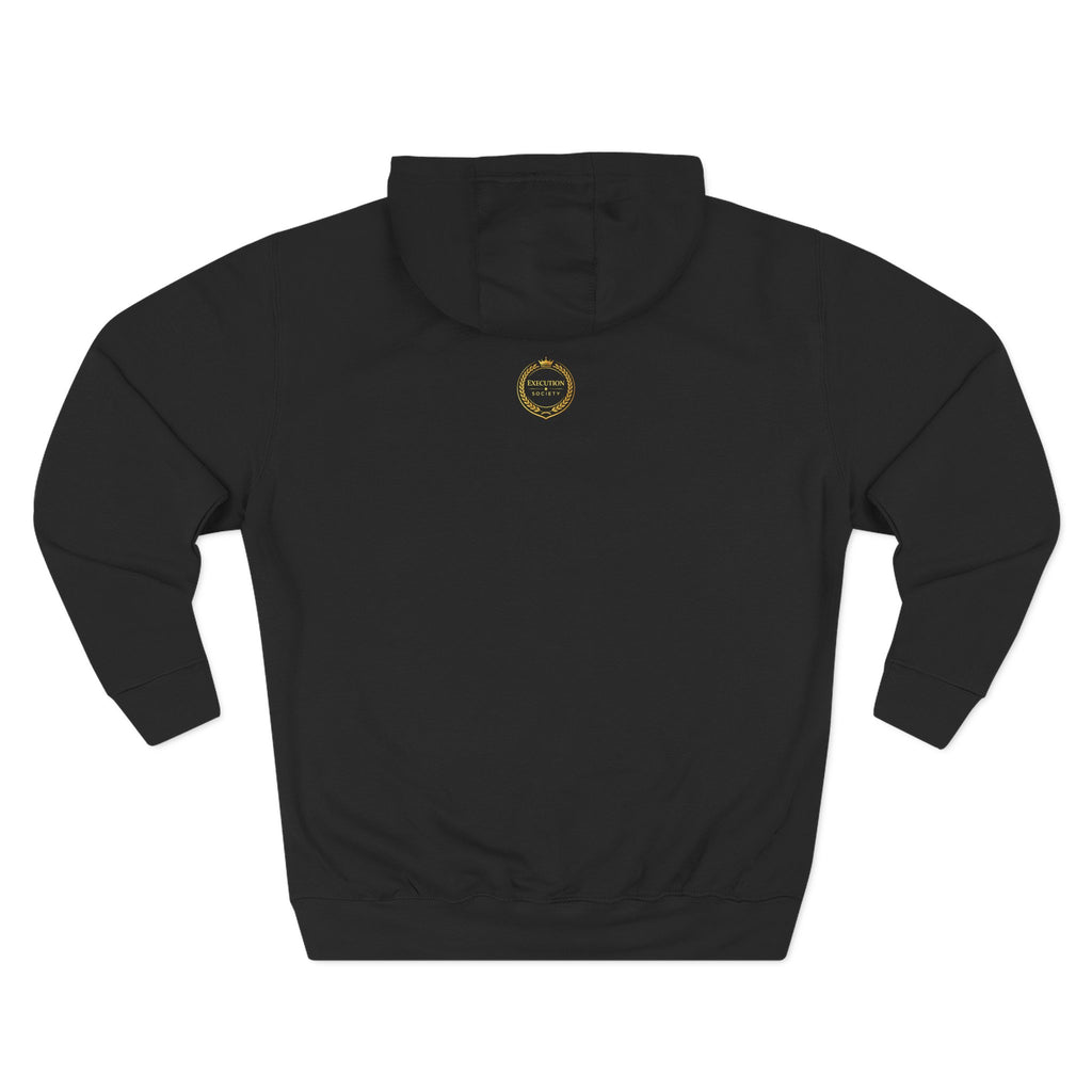 Execution Society Emblem — Vintage Gold Hoodie