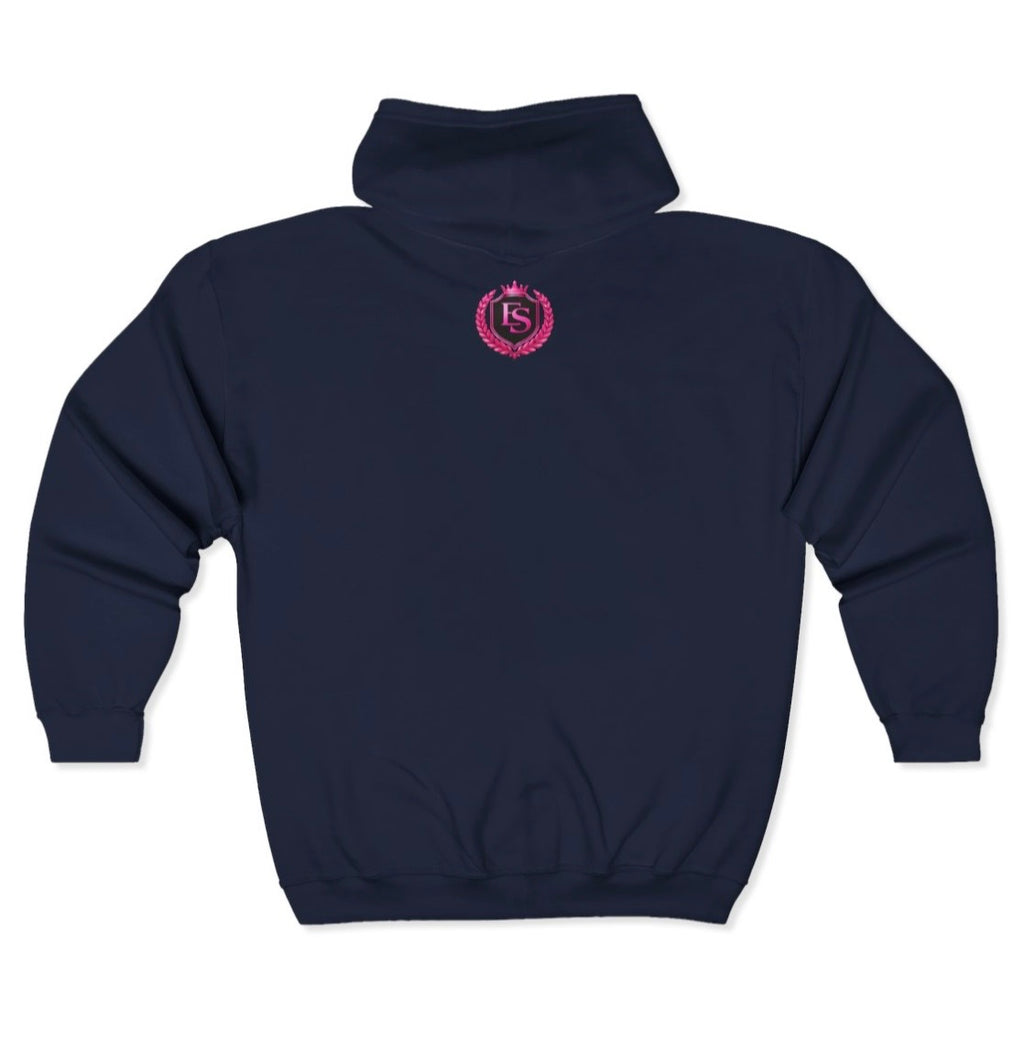 “BUILT NOT GIVEN.” Execution Society Full-Zip Hoodie